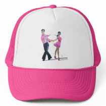 Cha Cha Cha Ballroom Dancing Trucker Hats