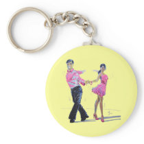 Cha Cha Cha Ballroom Dancing Key Chain