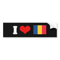 Chad Flag Bumper Stickers
