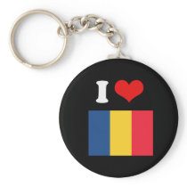 Chad Flag Keychains