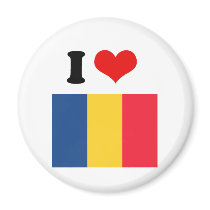 Chad Flag Refrigerator Magnet