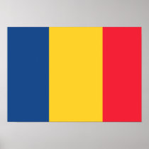 Chad Flag Print