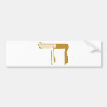 Chad Monogram Bumper Stickers