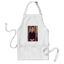 Chaiim Portrait Of Soutine Sitting At A Table Apron