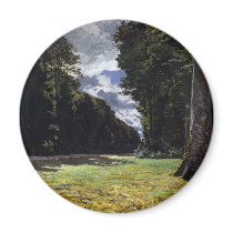 Chailly in the Forest of Fontainebleau (1865) Fridge Magnet