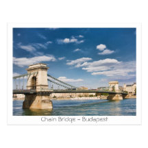 Chain Bridge - Budapest Postcard