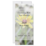 Chain Link Fence and Black Eyed Susan Customized Rack Card