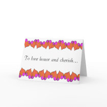 chain of hearts customisable  greeting