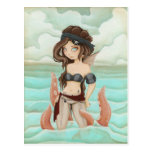 Chained to the Sea - Pirate fairy post card