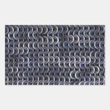 Chainmaille - Steel Rectangle Sticker