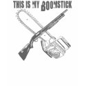 Chainsaw and Boomstick t-shirts