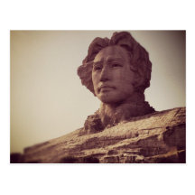 Chairman Mao - Stuatue Island card Postcard