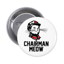 Chairman Meow (Mao) Design Pins