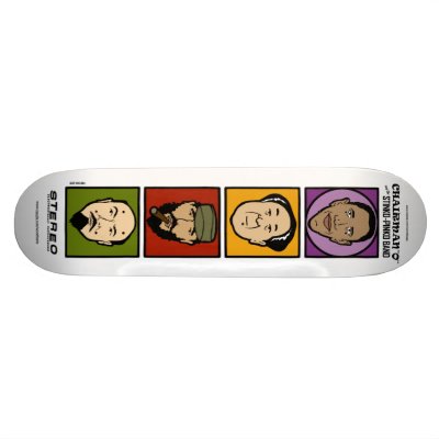 Chairman O and the Stinko Pinko Band Skate Decks by worsttaste