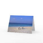 Chairs on the beach - customisable cards
