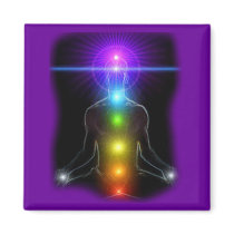 CHAKRA LIGHTS FRIDGE MAGNET