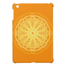 Chakra Mandala Sacred Geometry Bright Orange