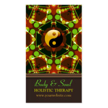 Chakra Star Energy YinYang NewAge Business Cards