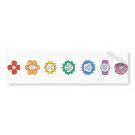 Chakra Strip Bumper Sticker bumper stickers