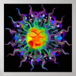 Chakra Sun Print