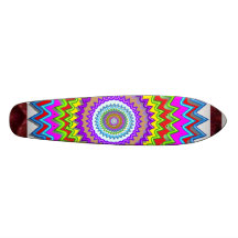 CHAKRA WAVE Look Print Surface Skateboard