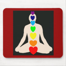 Chakra Yoga Lotus Position Gifts Mouse Mats