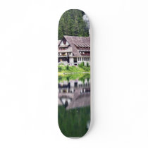 Chalet On Bank Of Poprad Tarn. Nice Reflection In Skate Decks