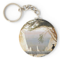 Chalk Cliffs On Rügen, Germany Key Chain