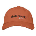 chalk flew up (dot com) hat embroidered hats