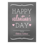 Chalk Inspired Kids School / Classroom Valentine Custom Invitations