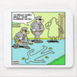 Chalk Outline Funny Police Gifts & Collectibles mousepads