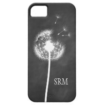 Chalkboard Dandelion iPhone 5 Case