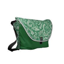 Chalkboard School Doodles Messenger Bag