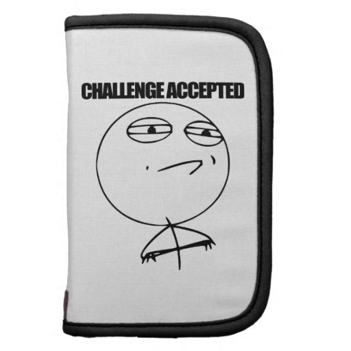 Challenge Accepted Folio Organizers