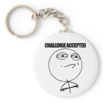 Challenge Accepted Keychain