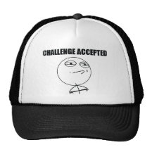Challenge Accepted Mesh Hats