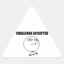 Challenge Accepted Sticker