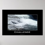 CHALLENGE River Rapids Motivational Photo Print