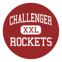Challenger - Rockets - Middle - Spanaway stickers