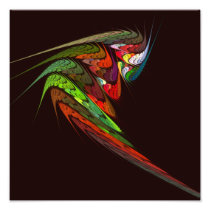 Chameleon Abstract Art Photo Print