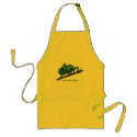 Chameleon funny apron design