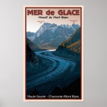 Chamonix - Mer de Glace Posters