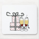 Champagne and Gifts Mousepad