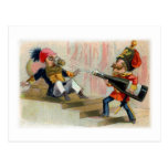 Champagne Bottle Cork Goes Astray Post Card