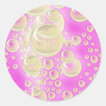 Champagne Bubbles Sticker