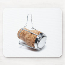 Champagne cork mousepads