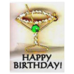 CHAMPAGNE GLASS RHINESTONE PIN flyers