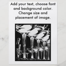 Champagne Glasses Flyer