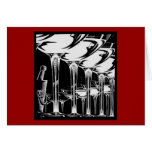 Champagne Glasses Greeting Card
