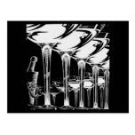 Champagne Glasses Post Card
